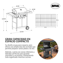 BARBACOA DE GAS AMIG IGNIS-4F ON(S)