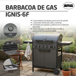 BARBACOA DE GAS AMIG IGNIS-6F ON(S)